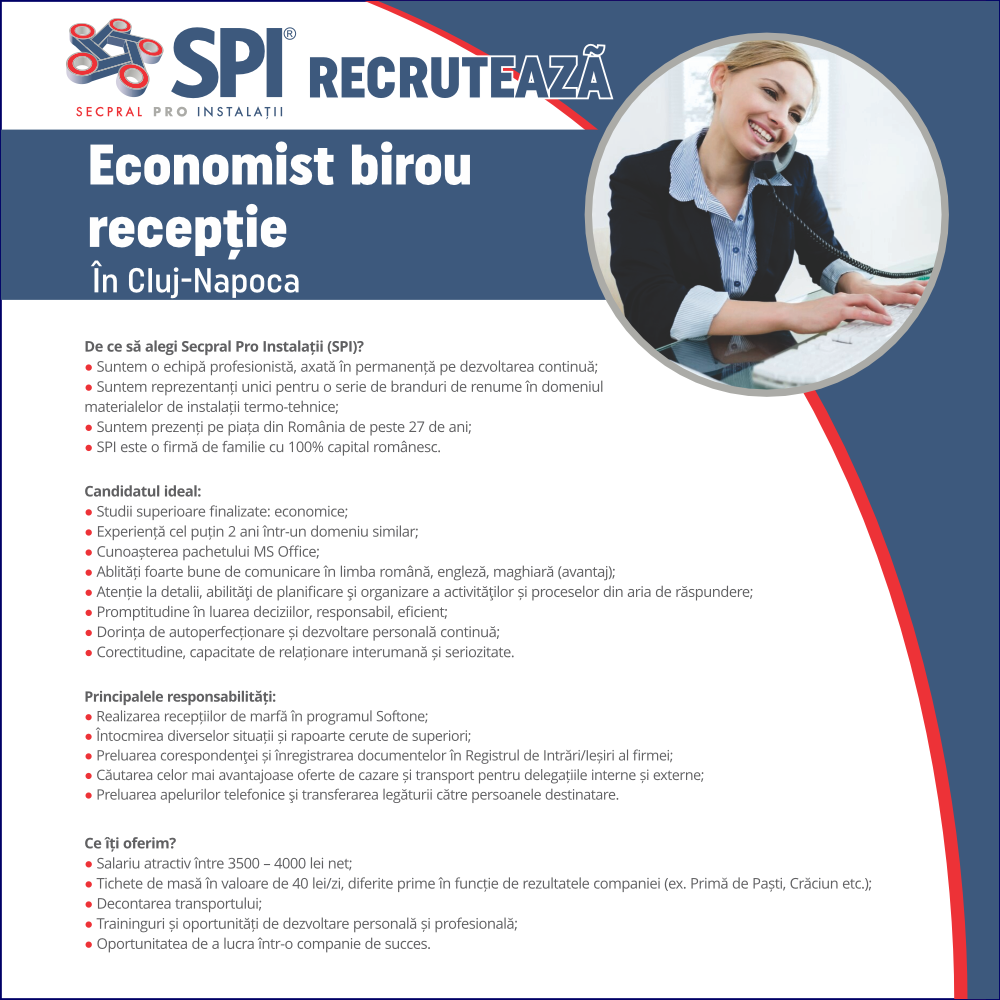 Economist birou receptie